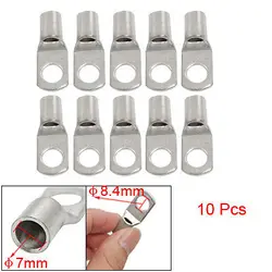 10 Pcs 25mm2 Wire Size Copper Cable Lug Connecting Nose Free shipping