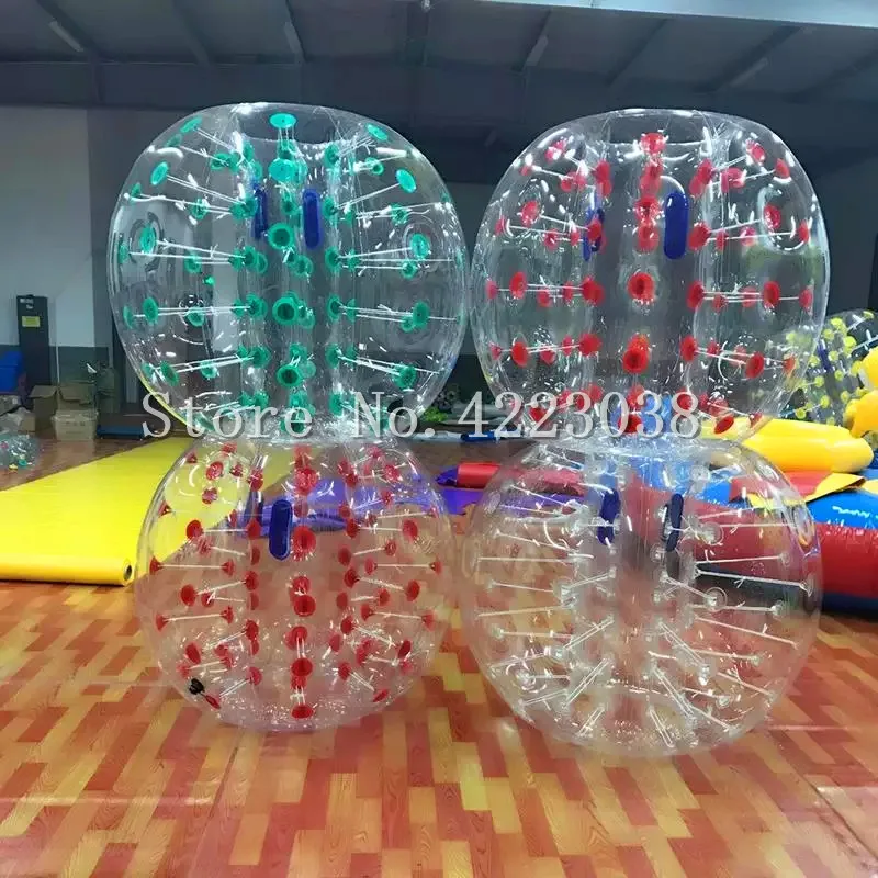 

Free Shipping 0.8mm PVC1.5M Diameter Inflatable Bumper ball Zorb Ball Human Knocker Ball Bubble Soccer Giant Human Hamster Ball