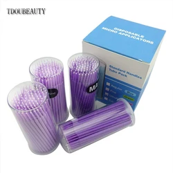 TDOUBEAUTY 400 Pieces Dental Disposable Product  Micro Applicator Brush Bendable Ultrafine 1.5 mm Free shipping