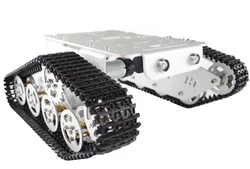 Aluminum Alloy Metal Wall-E Tank Track Caterpillar Chassis for Arduino SN1200