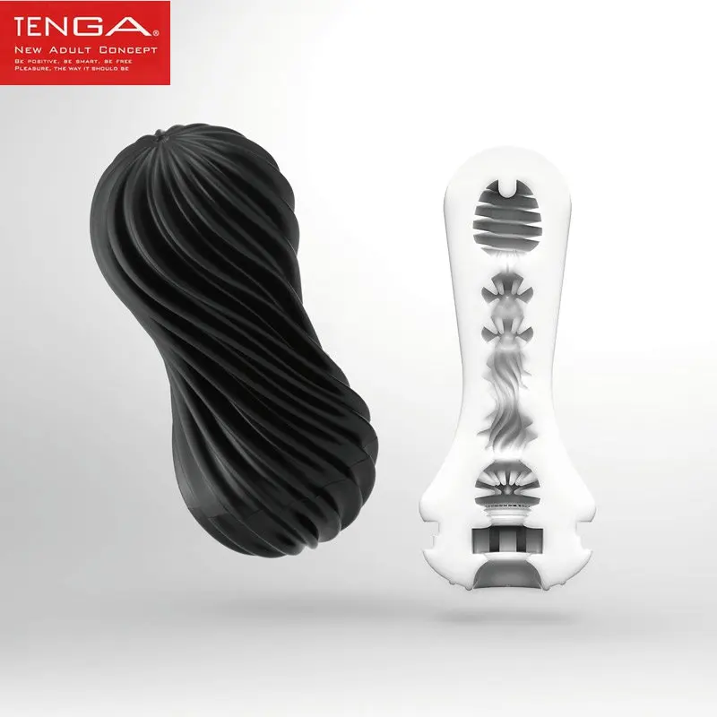 TENGA MOOVA Male Masturbator Flex Flexible Spiraling Stimulation Penis Cup Soft Silicone Vagina Real Pussy Sex Toys for Men Sexo