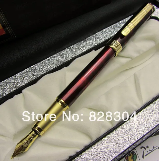 SHIPPING PICASSO 902 NOBLE RED STRIPES M NIB FOUNTAIN PEN DREAM WITH ORIGINAL BOX