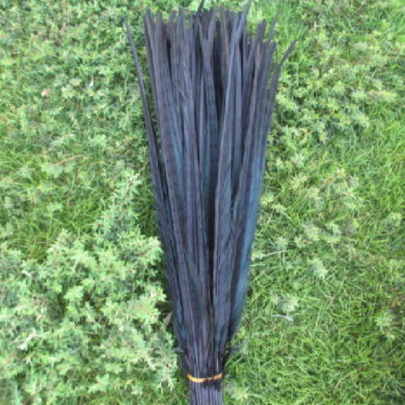 Wholesale 100 PCS beautiful 50-55 cm / 20 to 22 inches of  black decolorizing   Pheasant tail feathers