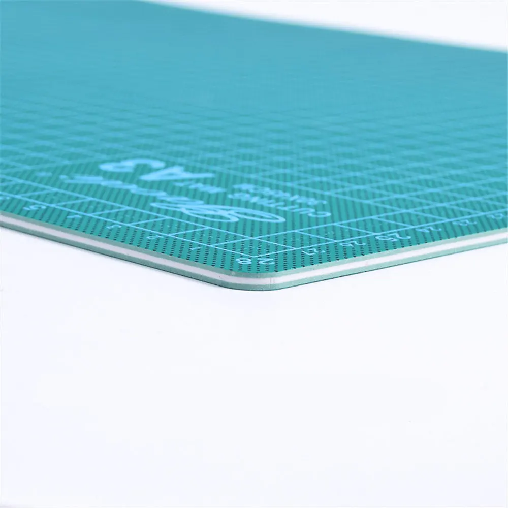 new Cutting Mat A3 Pvc Rectangle Self Healing thicker white core  Desktop Protection Mat Craft Dark Green 45cm * 30cm*0.3cm