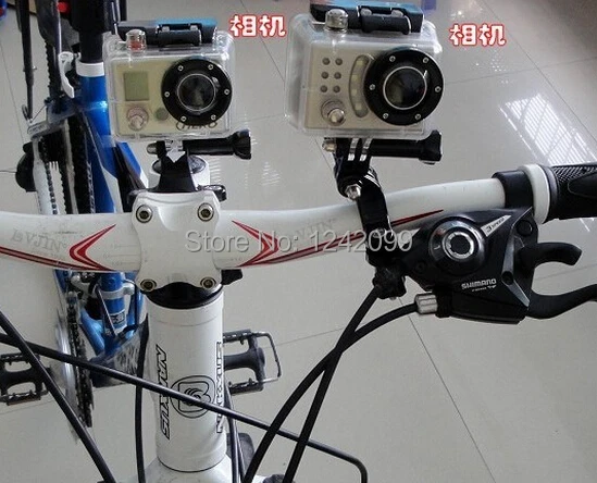 Clownfish Gopro Bike Bicycle Handlebar Seatpost Mount Holder Stand For Hero 11 987 Xiaomi Yi SJCAM Sj5000 SJ6/7/8/10 EKEN H9 H5S