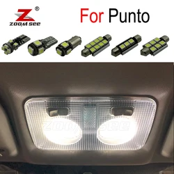 10pc x Canbus Error Free For 2000-2017 Fiat Punto 188 199 LED bulb Interior Reading dome Map Ceiling Light Kit