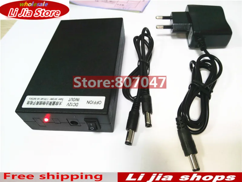 DC 12V 9800mah Rechargeable Li-ion Lithium Battery Batteries for CCTV camera