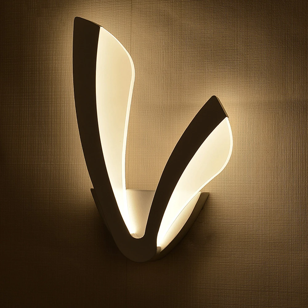 

Led Modern Wall Lamp Acrylic Sconce AC90-260V Wandlamp For Bedroom Bathroom Applique Murale Luminaire Mirror Wall Light Fixtures