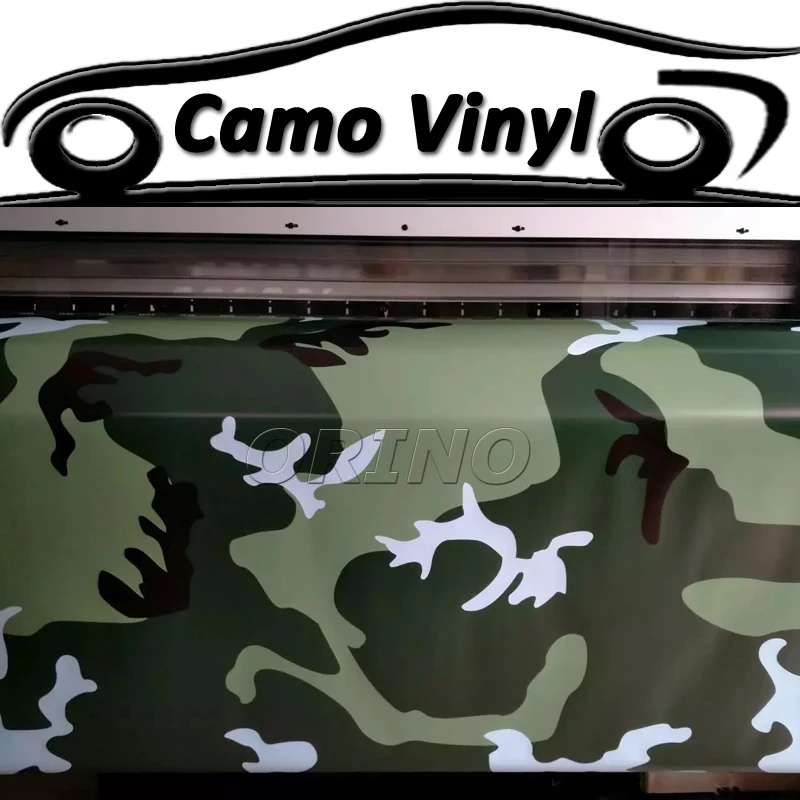 

1.52*5/10/15/20/25/30 Meters Urban Green White Black Camouflage Vinyl Wrap Sticker Foil For Car Body Cover Wrapping