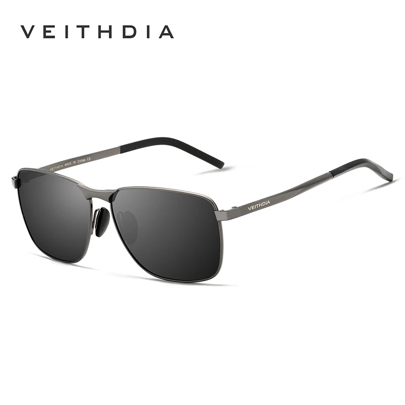 VEITHDIA Merk mannen Vintage Sport Zonnebril Gepolariseerde UV400 Lens Brillen Accessoires Mannelijke Outdoor Zonnebril Voor Vrouwen V2462