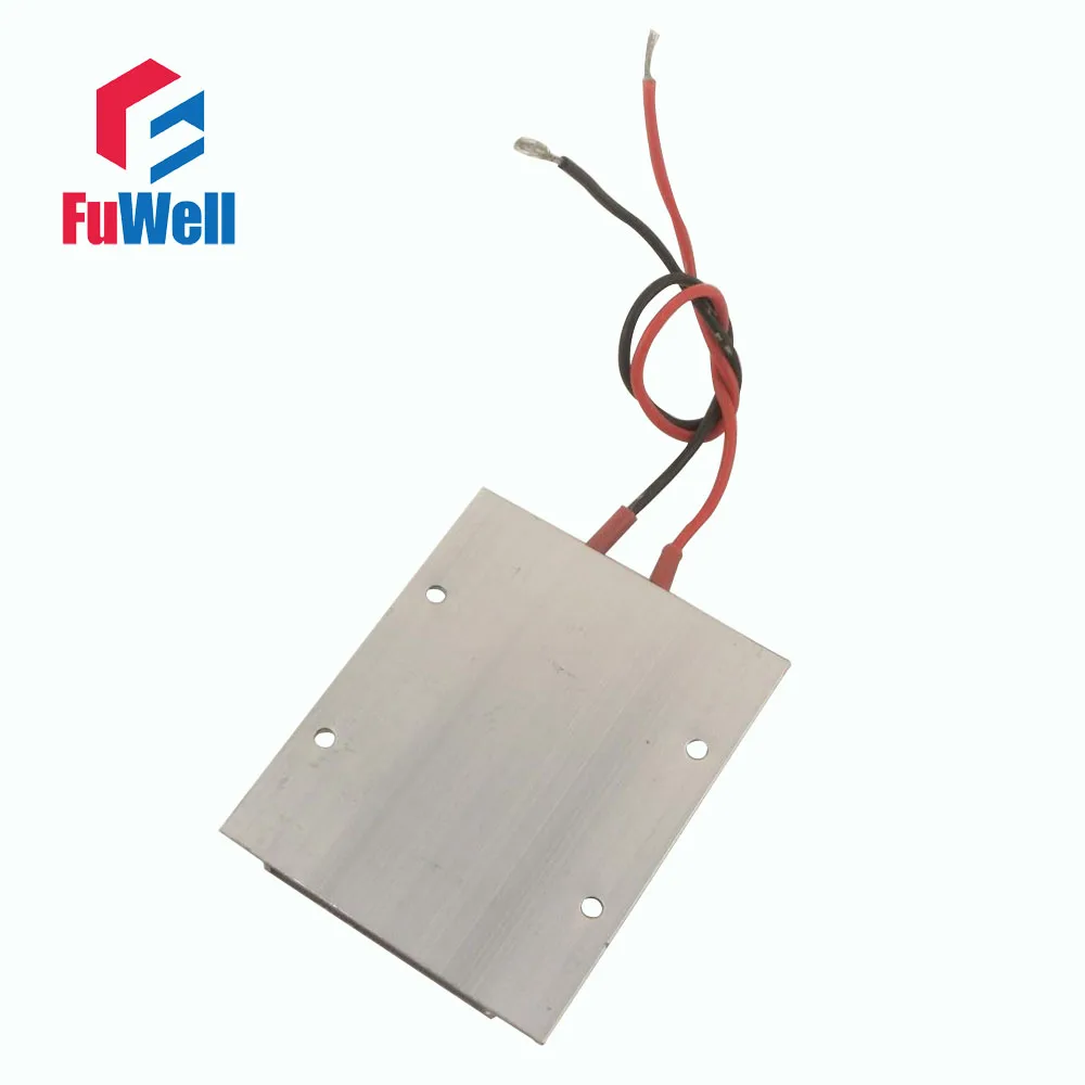 150W 12V 180 Degree Constant Temperature PTC Heating Element Heater Plate 76X62x6mm Safety Surface Insulation