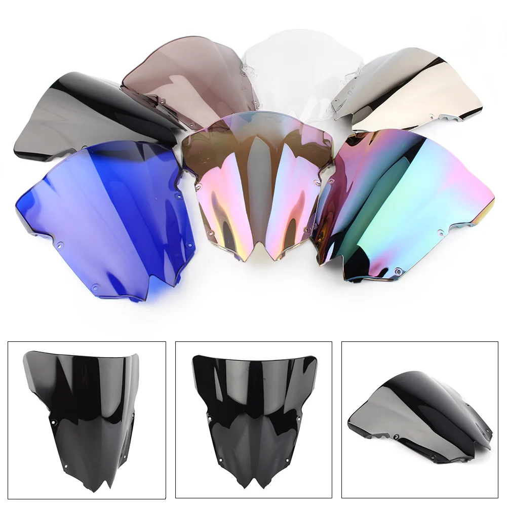 YZF R6 2008 - 2016 Windshield Windscreen For Yamaha YZF-R6 08 2009 10 11 12 13 14 15 16 Double Bubble Motorcycle ABS Plastic