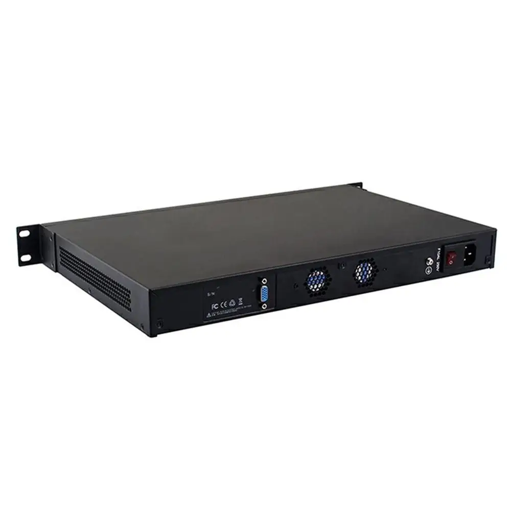 HUNSN Firewall, VPN, montagem em rack 1U de 19 polegadas, Mikrotik, Intel B950/I3, RS14, Pfsense, OPNsense, aparelho de rede, PC roteador, 8LAN/2USB/COM