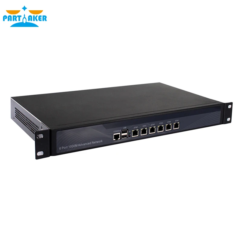 Partaker Intel facades Core i7 3770 1U Network ActivAppliance avec AES-NI 6 Intel Lan 8 Go Ram 128 Go SSD