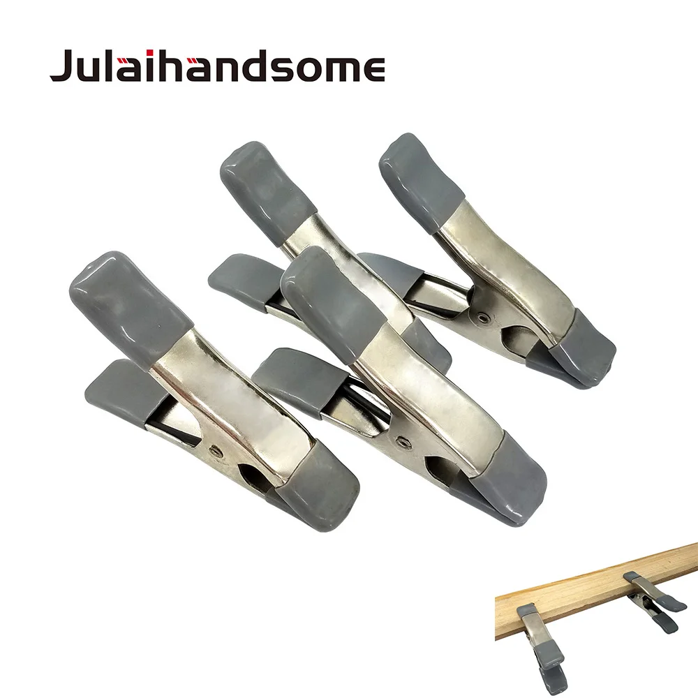 4PCS 4 Inch Steel Spring Clamps  Max Jaw Opening 2 Inch Large Super Heavy Duty Spring Metal