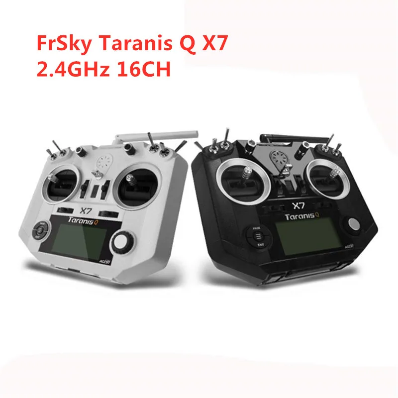 

FrSky ACCST Taranis Q X7 2.4G 16CH Mode 2 Transmitter Remote Controller White Black International Version