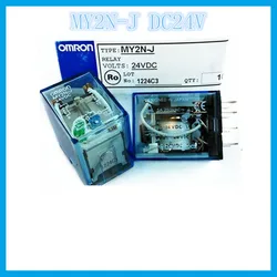 MY2NJ MY2N-J DC24V 24VDC 2A2B 5A OMRON  relay two open two closed 14 needle electronic component  solid state relays