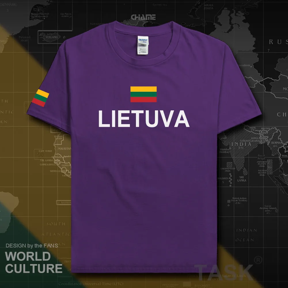 Lithuania Lithuanian men t shirt fashion 2017 jerseys nation team 100% cotton t-shirt clothing tes sporting LTU Lietuva Lietuvos