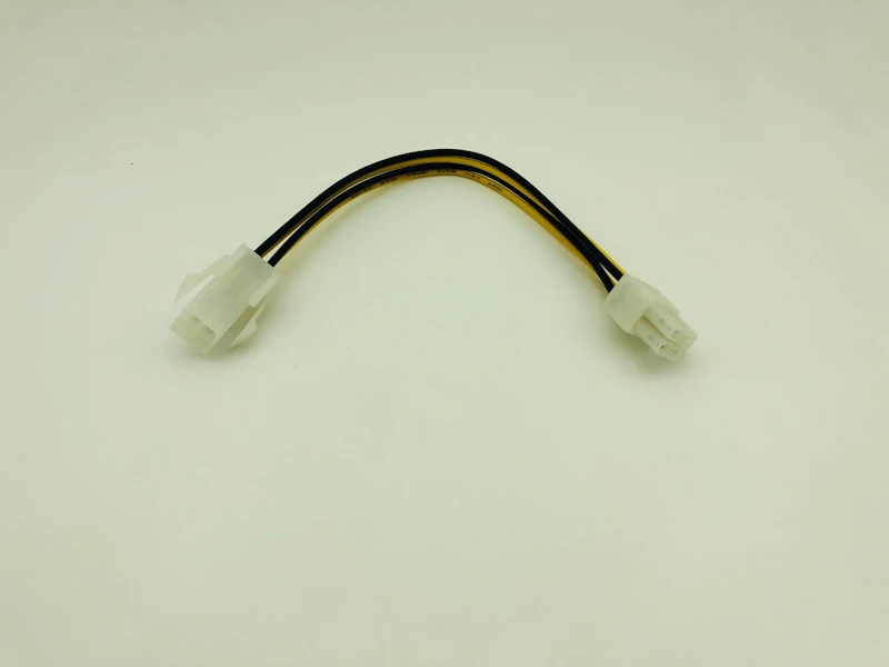 8 بوصة 4 دبوس الذكور إلى 4Pin الإناث ATX PC وحدة المعالجة المركزية امدادات الطاقة تمديد كابل الحبل محول اللوحة P4 الطاقة كابل لسطح المكتب 20 سنتيمتر