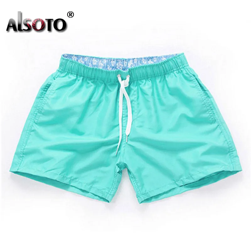 

Summer Style Men Shorts Slim Solid Color Fitness Board Short Pants Beach Shorts Homme Breathable Moda Praia Zwemshort Heren