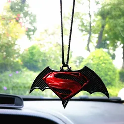 3D Metal Cartoon Automobile Car Rearview Mirror Decoration Hanging Ornament Auto Interior Decor Pendant Car Styling