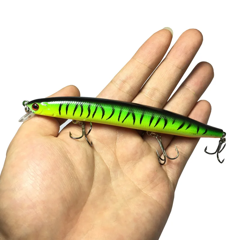 1pcs 13.5cm 19g Floating Minnow Fishing Lure 3D Eyes wobblers for pike fishing Crankbait Artificial Japan Hard Bait Swimbait