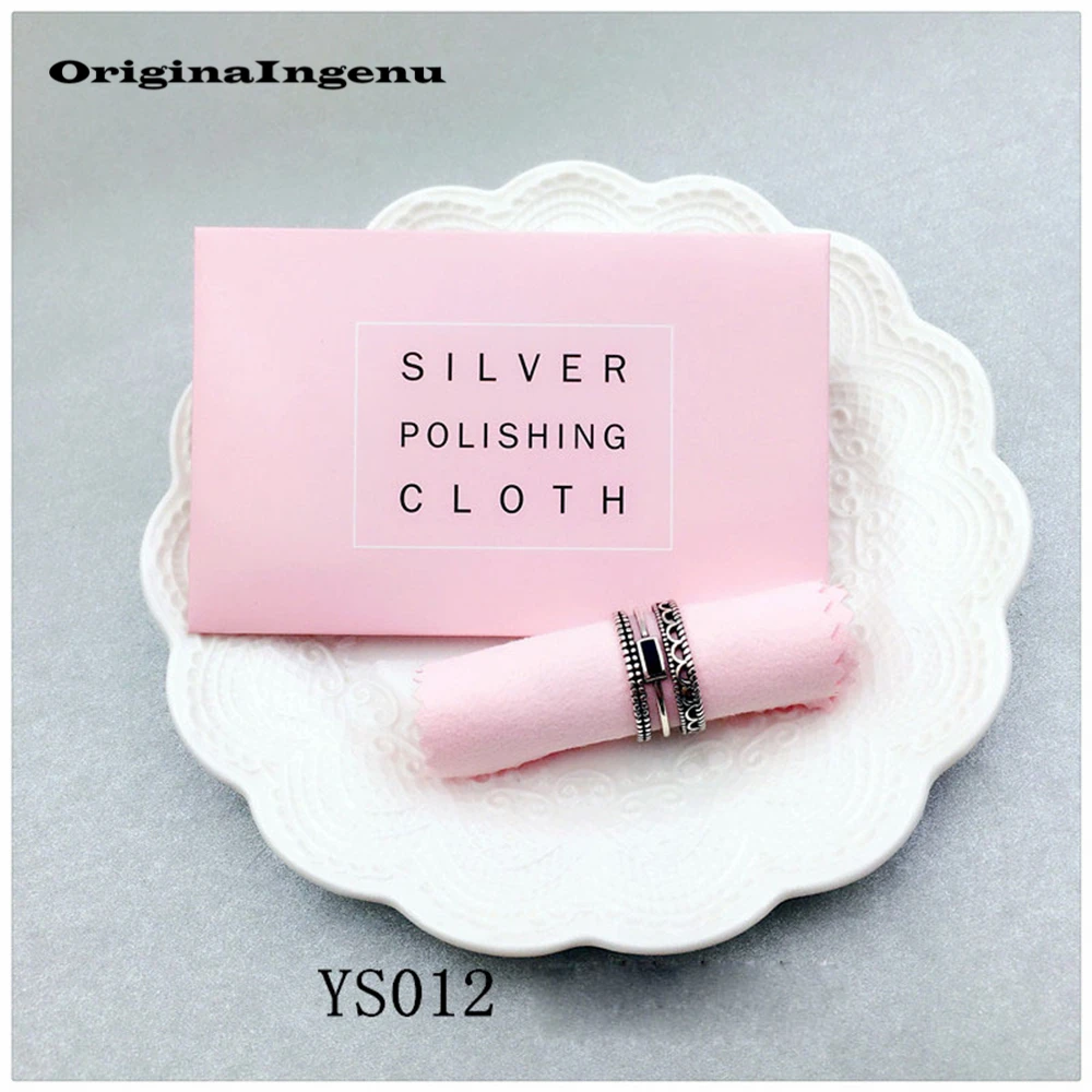 Silver Polish Cloth Unique Design Anti Tarnish Tools Wipe Maintain Sterling Silver Gold Jewelry Special Polishing Clean Jewelry