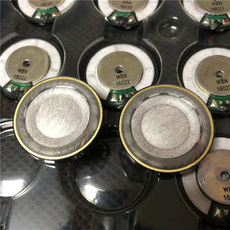 40mm Unità di Altoparlante per il FAI DA TE auricolare suono Eccellente Composito Micelio Di Carbonio + TPU, PEEK a membrana anello di Rame