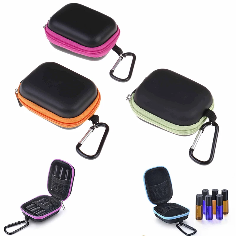 1pc Portable Essential Oils Storage Case Carry Case Esential Oil Roll On 5 ml Essential Oil Carrying Collecting Case