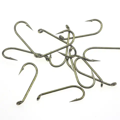 50pcs Fly Fishing Hooks rompin