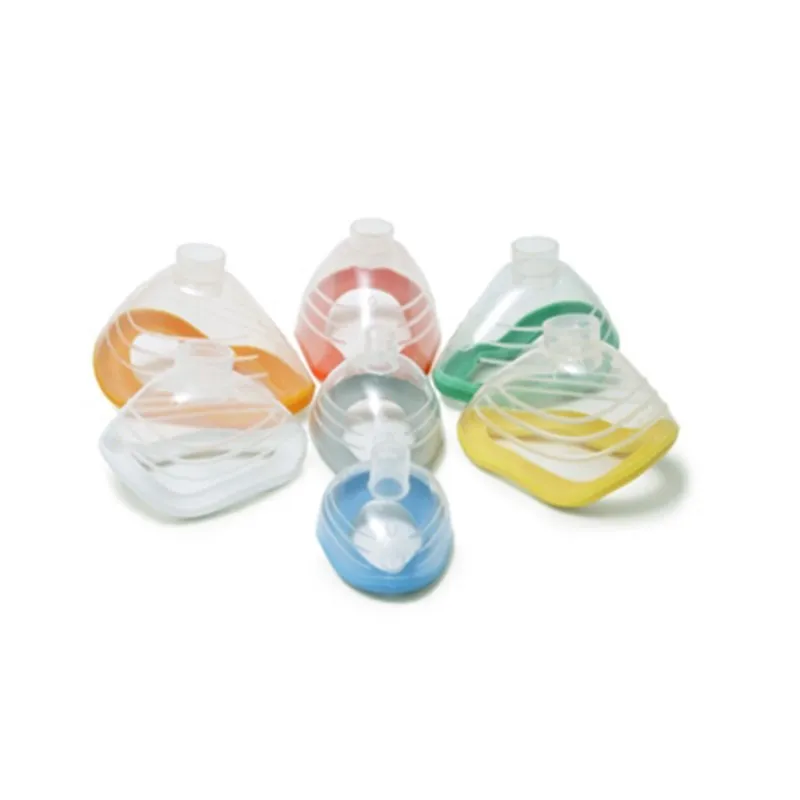 6Pcs/Lot Medical Disposable Anesthesia Mask With Face Mask Size 1#-6#