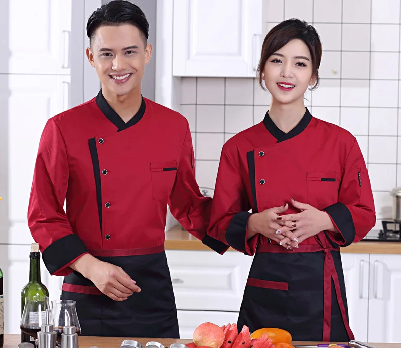 high quality 2018 Summer Short-sleeved Chef service jackte Hotel working wear Restaurant work clothes Tooling uniform cook Tops