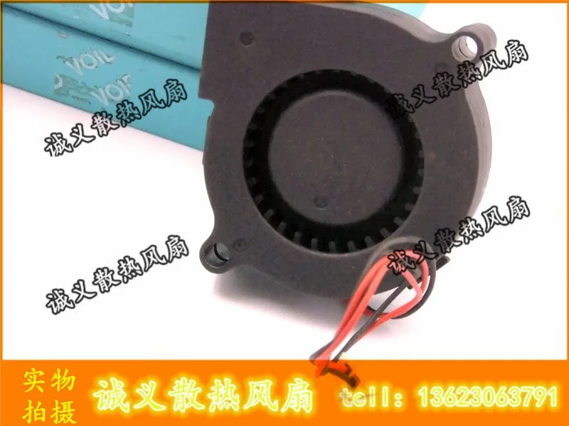 Free Shipping For EVERFLOW EC5015H12E-B DC 12V 0.18A 2-wire 2-Pin connector 65mm Server Blower Cooling fan