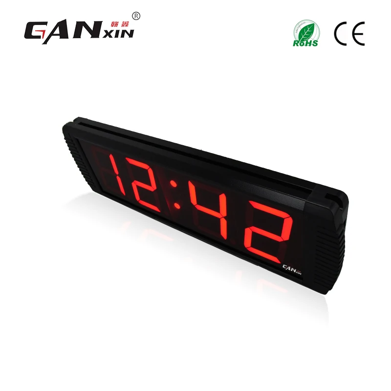 [Ganxin]4''  Led Digital Alarm Clock Led Wall Clock home decor