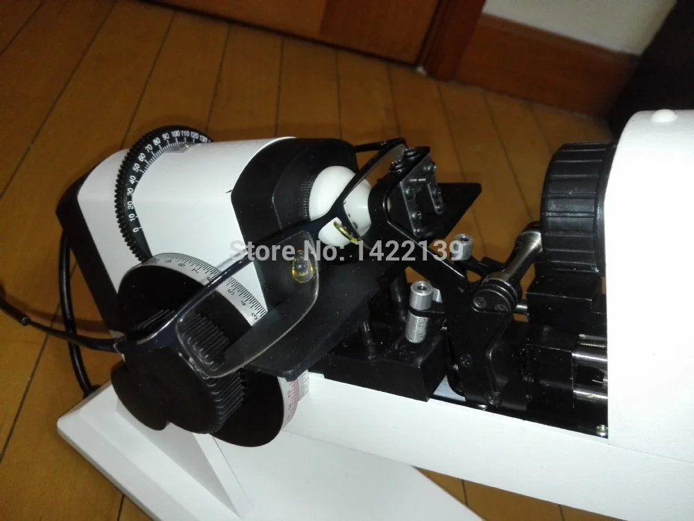 New NJC4 Optical Focimeter lensometer Manual lensmeter AC/DC powered External reading vertometer
