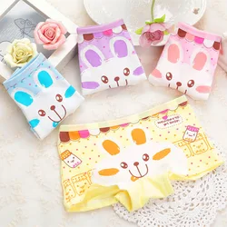 New 2-19T 4Pcs Children's Clothing Baby Soft Cotton Boxer Girls' Briefs Kids Underwears Cute rabbit Panties calcinhas infantis