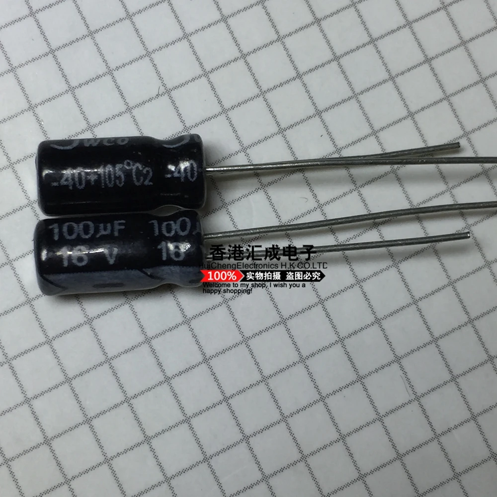 16V 100UF 100UF 16V 5X11MM DIP2 Electrolytic capacitor New  Original