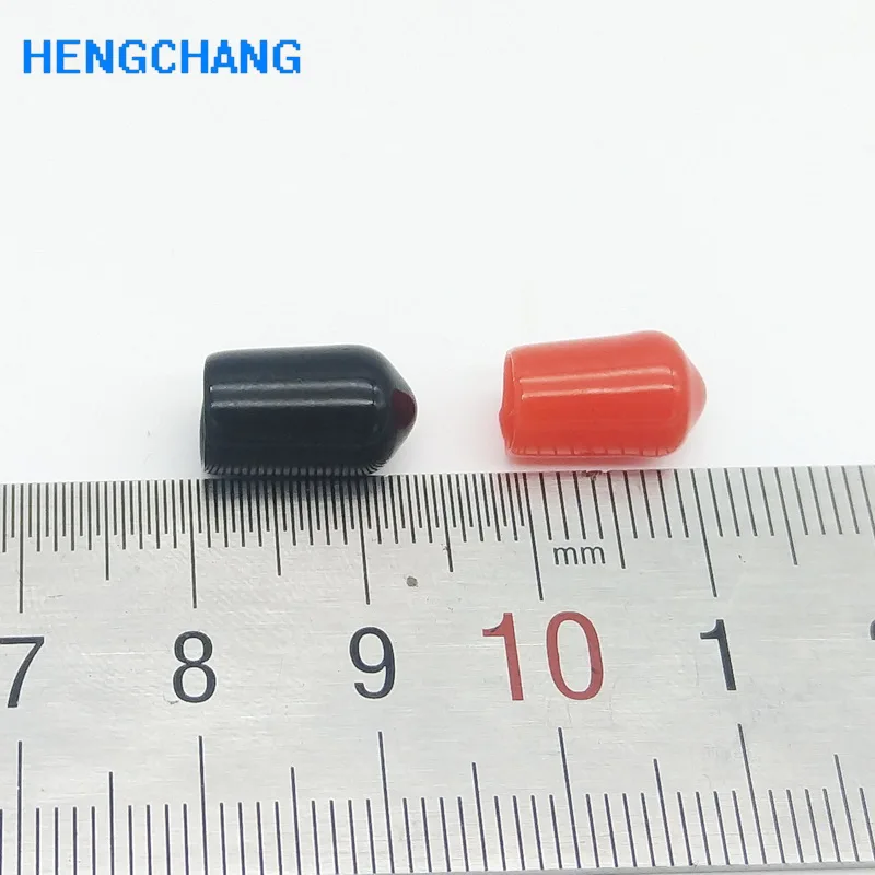 Rubber Covers 6mm Dust Cap For SMA Connector RF SMA Protection Cover 100Pcs