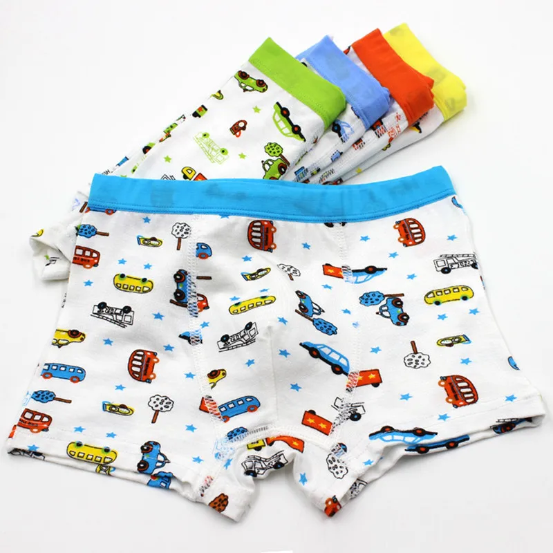 

Boys Car Design Calcinhas Briefs Cuecas Infantil Boy Underwear Kids Panties Character Modal Children 5pc/lot