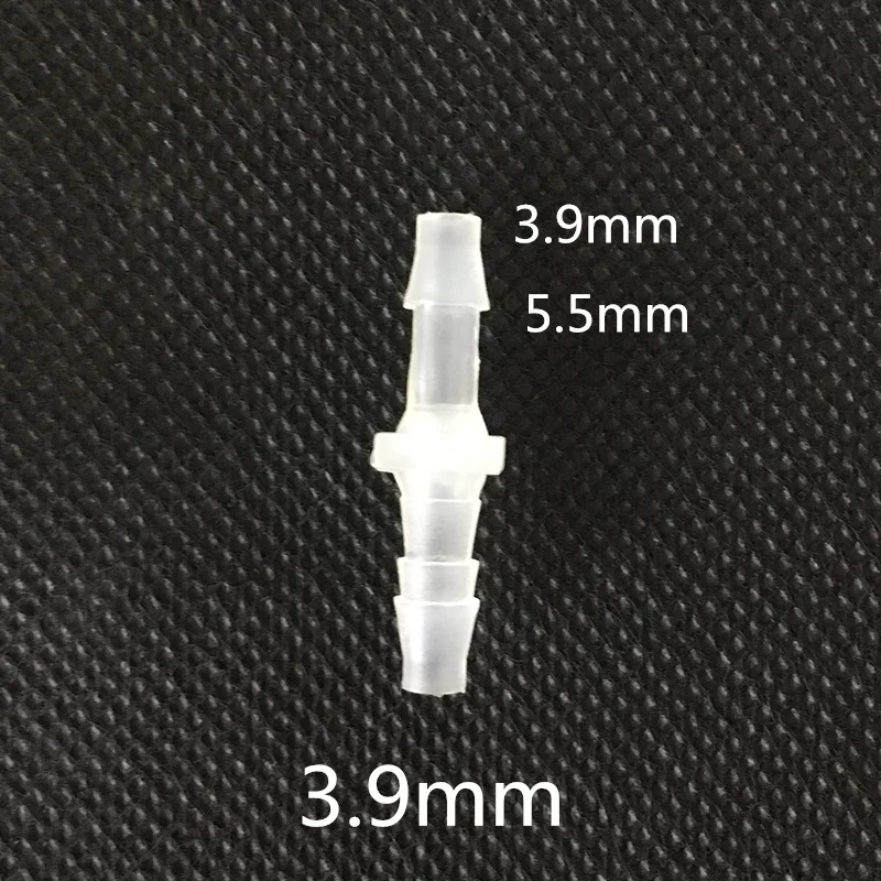 

3.9mm STRAIGHT PLASTIC BARBED TUBING CONNECTOR FITTINGS HOSE PIPE JOINER