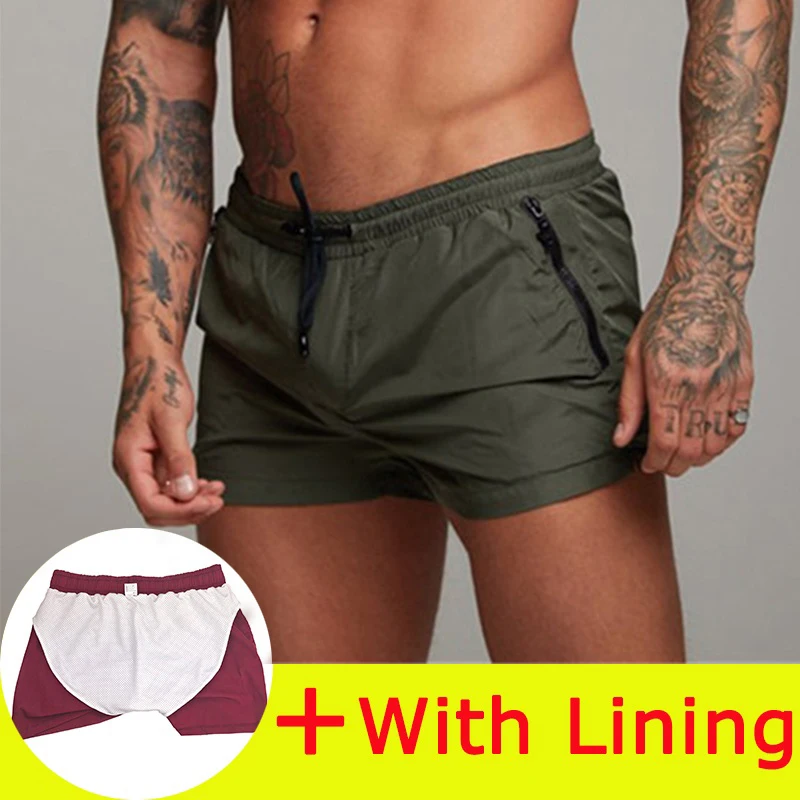 Bañador corto De secado rápido para hombre, traje De baño para playa y Surf, Bóxer
