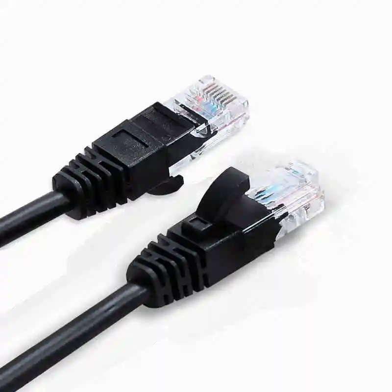 15M black color 350MHz snagless Cat5e UTP Ethernet cable,category 5e patch cord /molded  8P8C RJ45 network lan cable