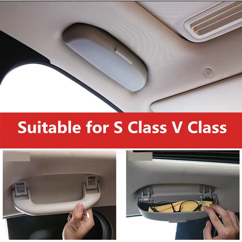 Free Shipping  Case Sunglass Sunglasses Holder Case Box for Mercedes BenzS Class W222 W221 V Class V260 W639 W638