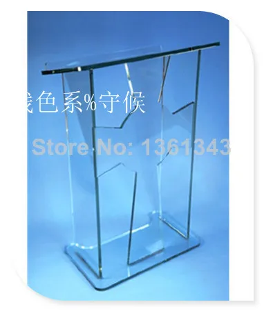 Hot selling Acrylic Lectern Podium Pulpit Rostrum / Acrylic Speaker Stand