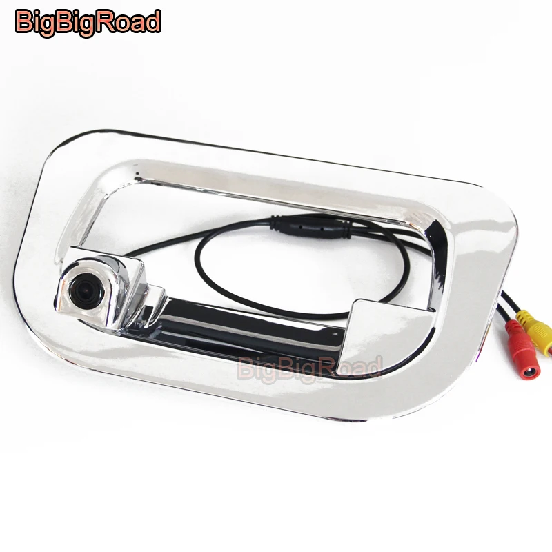 

BigBigRoad Car Parking Trunk Handle Rear View Backup Camera For Toyota Hilux Vigo Pickup 2004 2005 2006 2007 2008 2009-2015