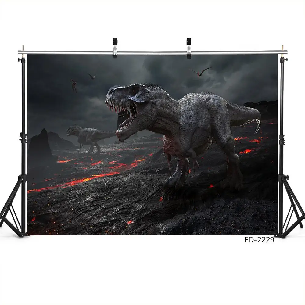 Dinosaurus Kain Vinil 3D Menyesuaikan untuk Foto Studio Pemotretan Fotografi Latar Belakang untuk Bayi Anak Photo Studio Photobooth