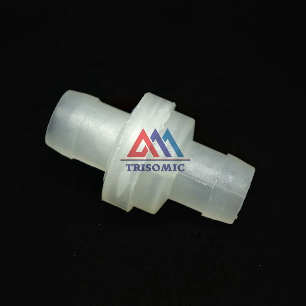 12 Mm ONE WAY Valve Bahan PP Katup Non-return Katup Musim Semi Jenis Fluororubber Minyak Air Ozon (Untuk Minum)