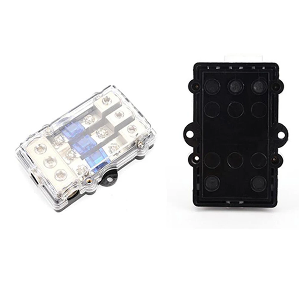 1PC Universal Car Auto Vehicles Waterproof Audio 1 in 3 ways out Fuse Holder Box