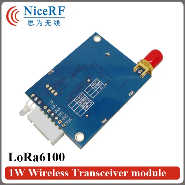 2PCS Lora6100AES 500mW 27dBm Power 5-8km Long Distance 868/915MHz TTL Interface -139 dBm High Sensitivity Uart Wireless Module