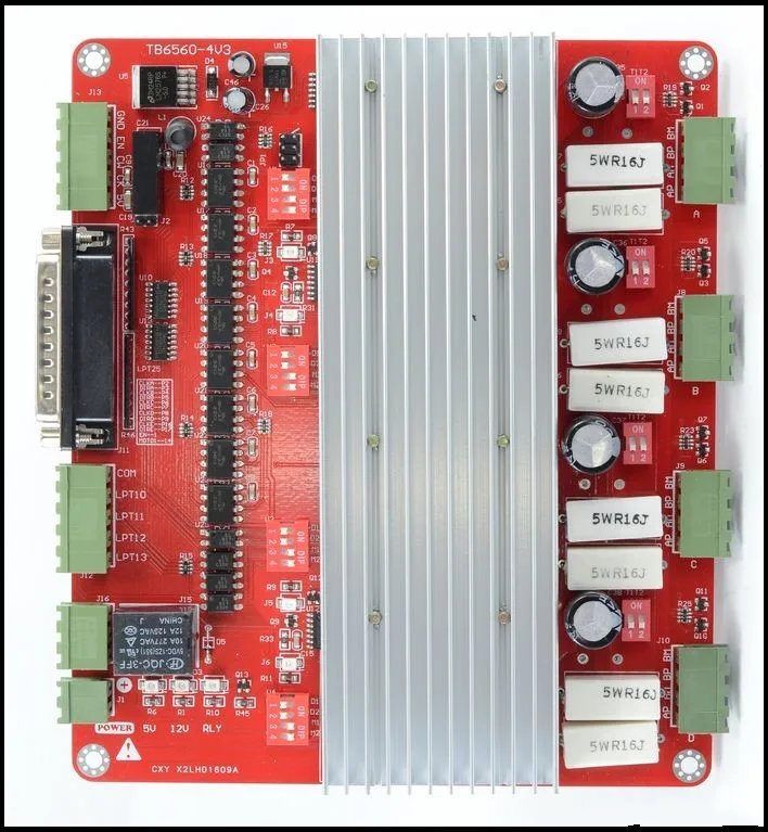 Imagem -02 - Cnc Axis Tb6560 2.5a Placa de Controlador Driver Motor Passo